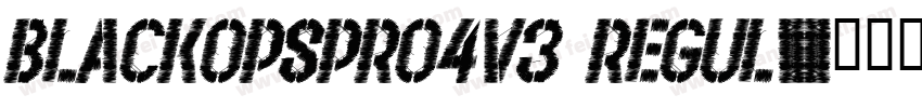 BlackOpsPro4V3 Regul字体转换